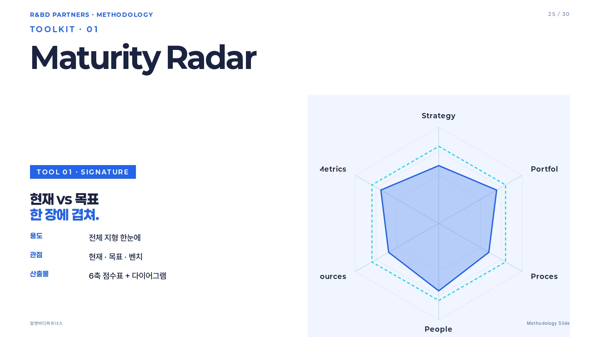 Maturity Radar 도구 카드