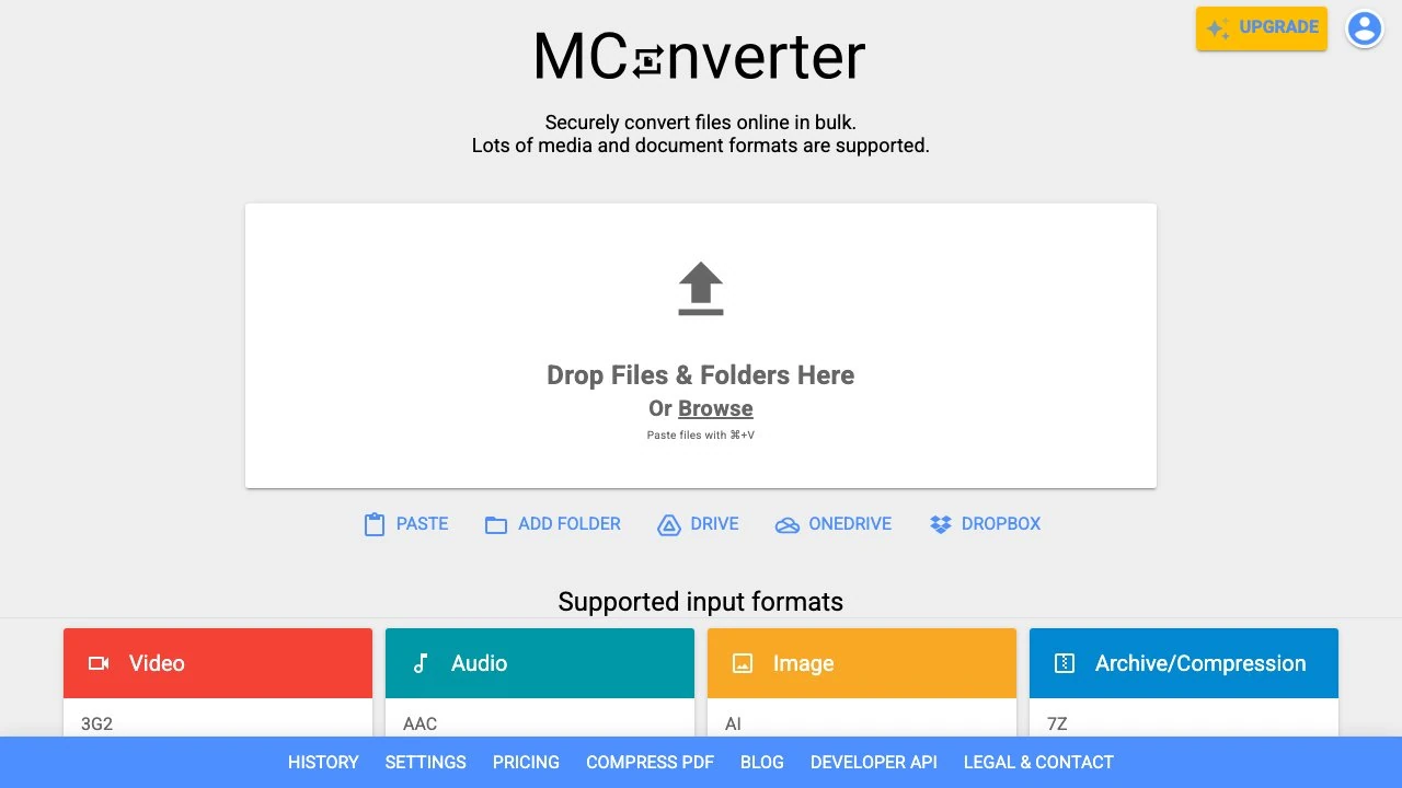MConverter — 문서·이미지 변환 도구 썸네일